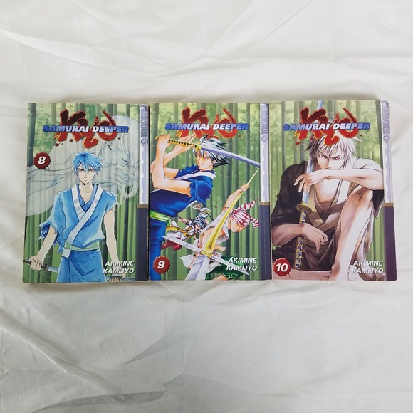 Samurai Deeper Kyo Manga‎ Lot Volumes 8 9 10 English Tokyopop Used Graphic Novel - Picture 1 of 16